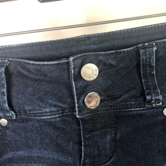 BEBE Destroyed Skinny Cropped Ankle Jeans - Picture 3 of 6